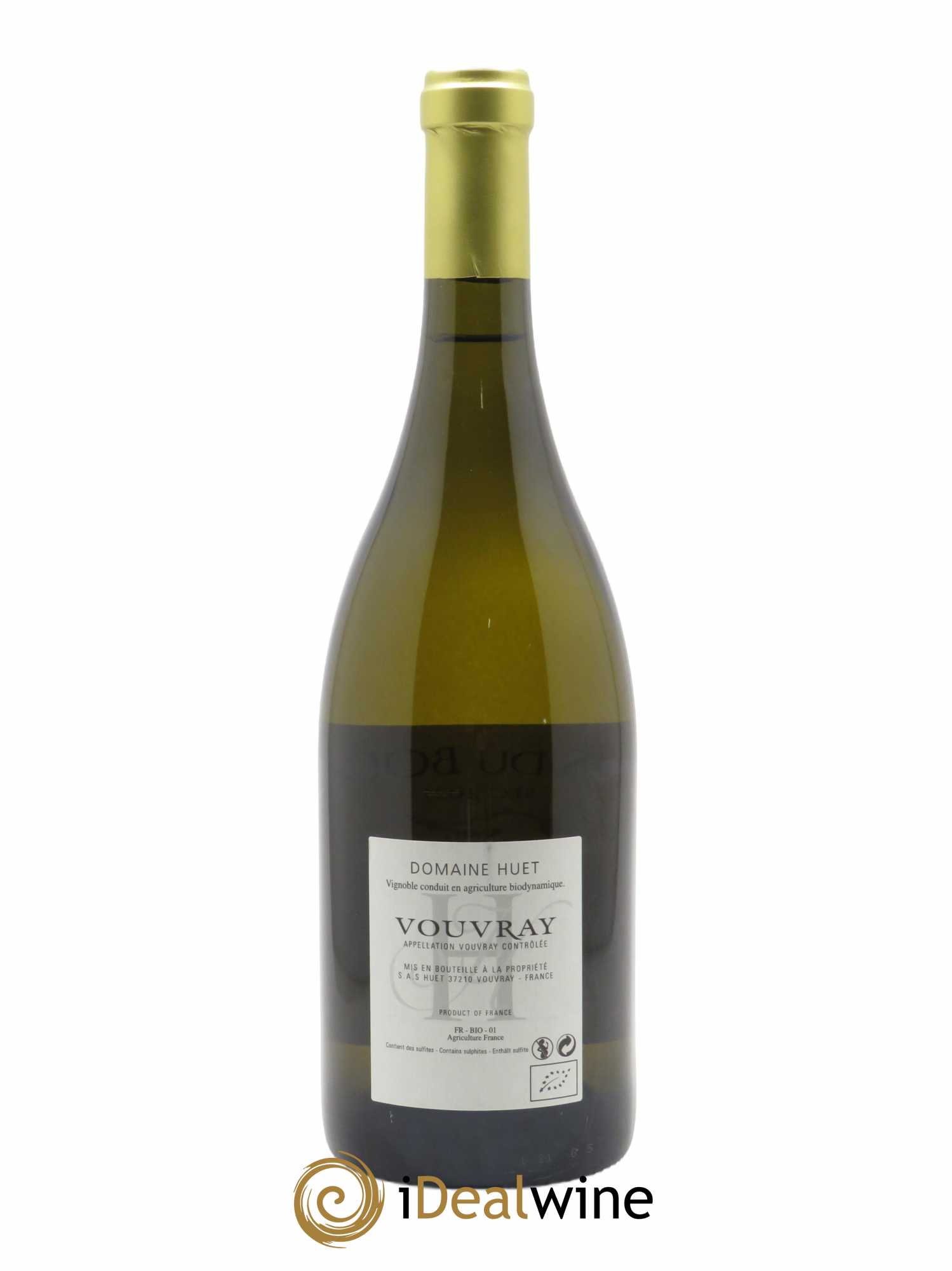 Vouvray Clos du Bourg Sec Domaine Huet  2021 - Lot de 1 Bouteille