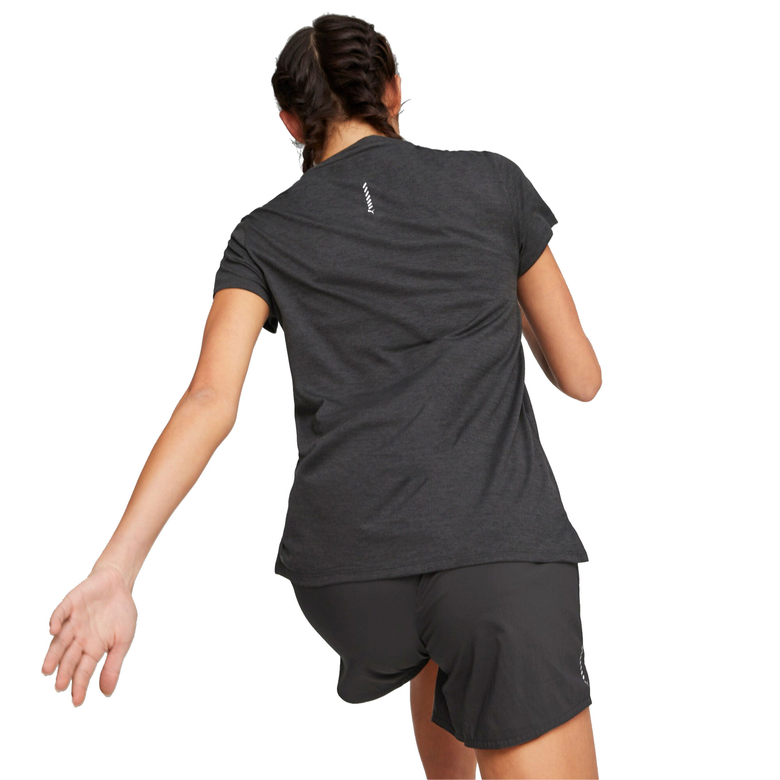Run Favorite Heather Laufshirt Damen - Dunkelgrau