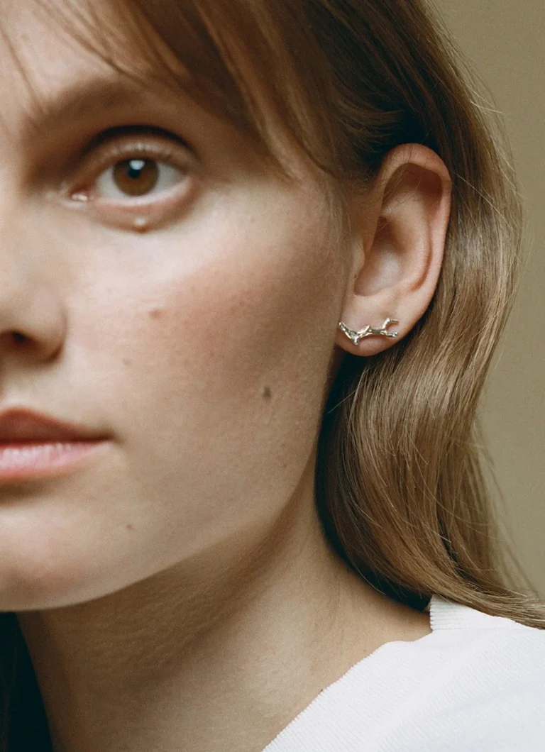 Wouters & Hendrix Single gold-plated ear stud