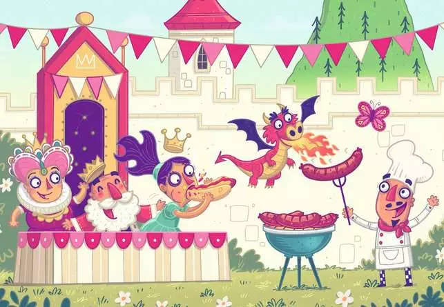 Kinderpuzzle ab 4 Jahren - Royale Party - 24 Teile
