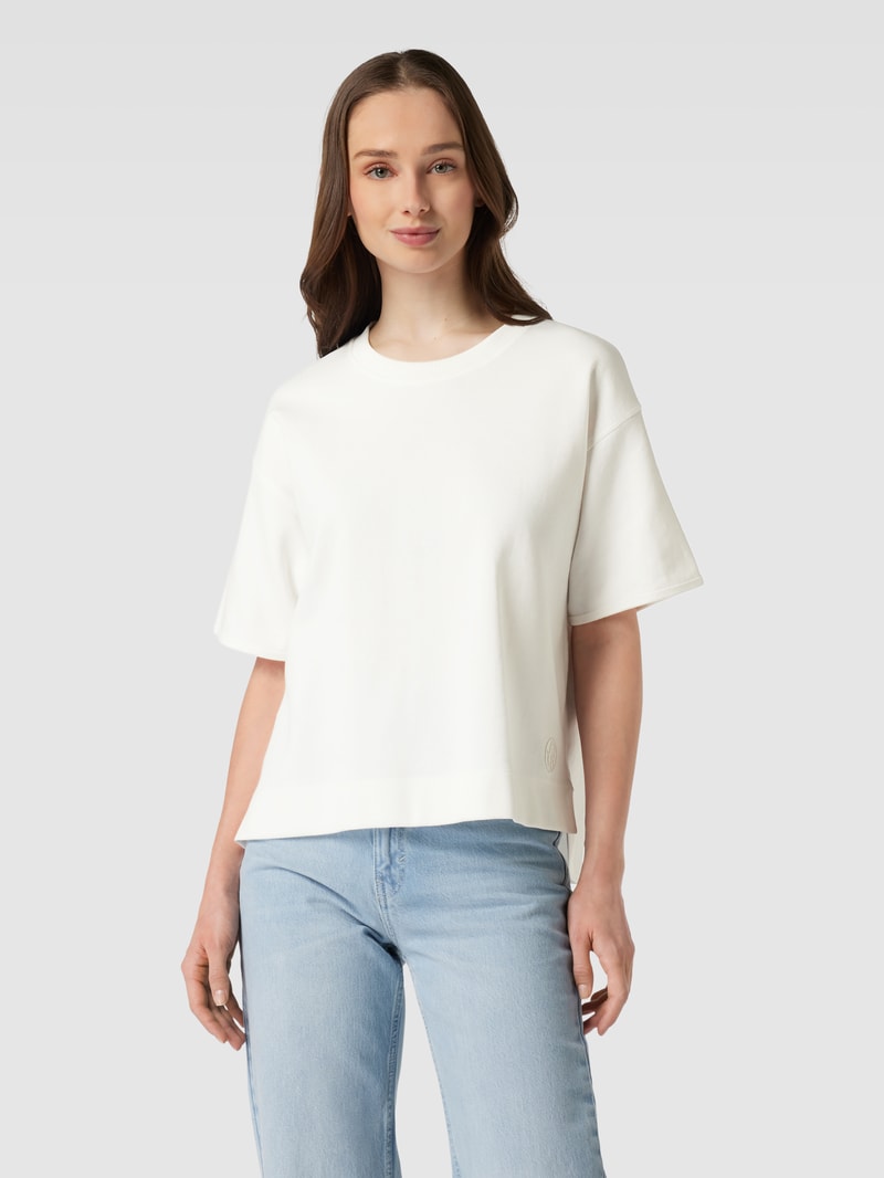 Sweatshirt mit 1/2-Arm in offwhite