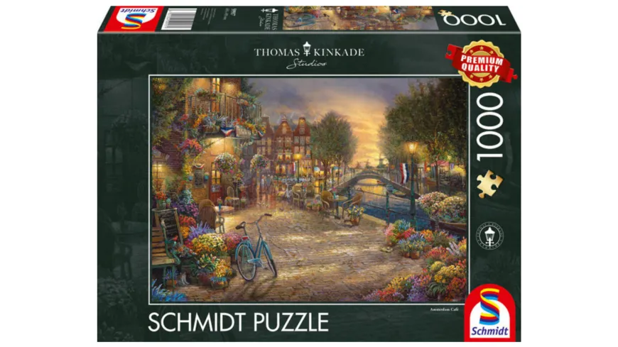 Schmidt Spiele - Erwachsenenpuzzle - Amsterdam, 1000 Teile Puzzle