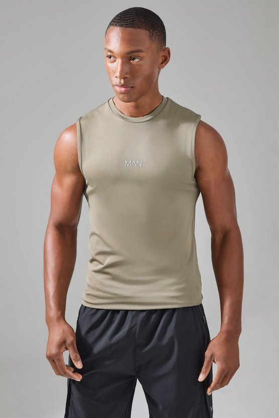 Man Active Kompressions Tanktop