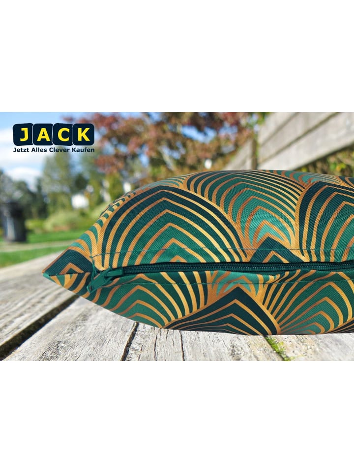 JACK Outdoor Dekokissen Motiv 30x50cm inkl. XXL Füllung in Blatt Grün günstig kaufen 50x30-cm