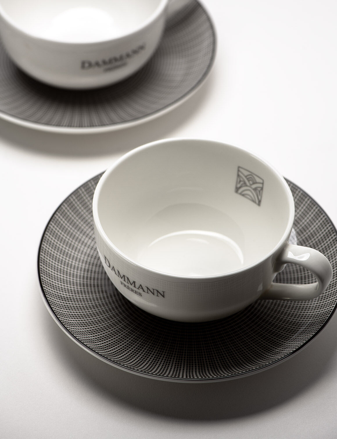 Tasse à thé et soustasse Dammann Frères