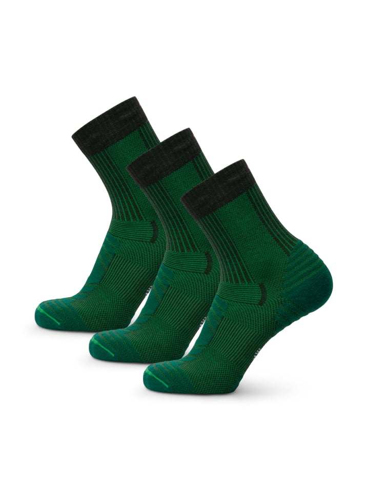 DANISH ENDURANCE Socken Merino Hiking Light in green günstig kaufen