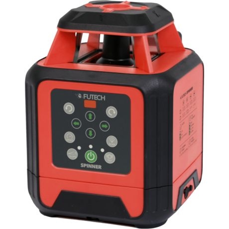 Futech 062.03R.1E.CS Spinner Red Case Set Rotacijski laser + Stativ + Rešetka + Sprejemnik v kovčku
