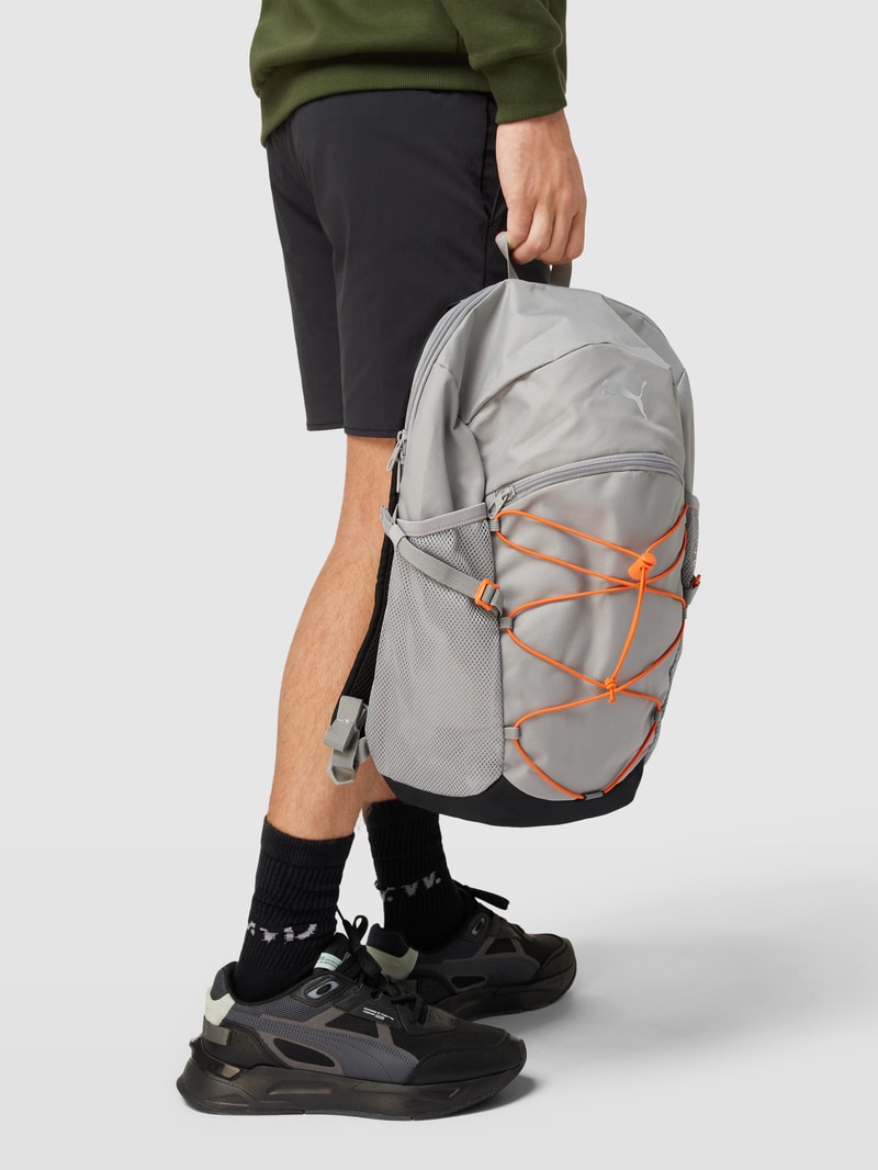 Rucksack mit Label-Detail in graphit