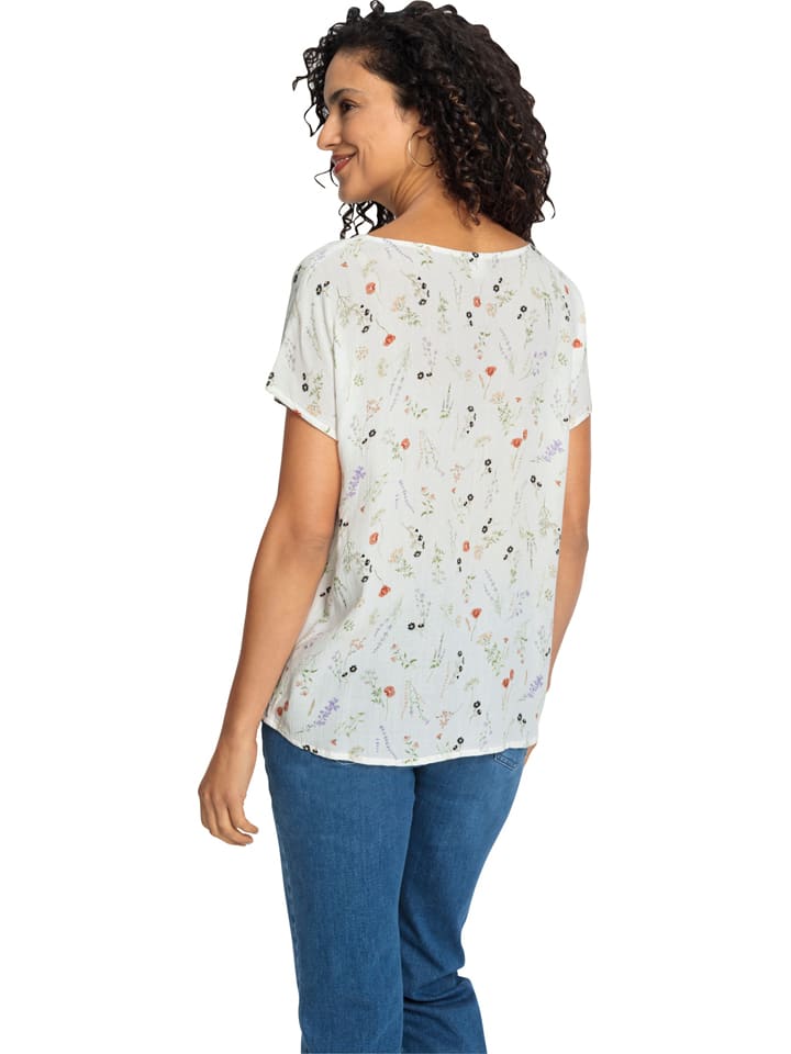 WITT WEIDEN Bluse in Creme/ Bunt günstig kaufen