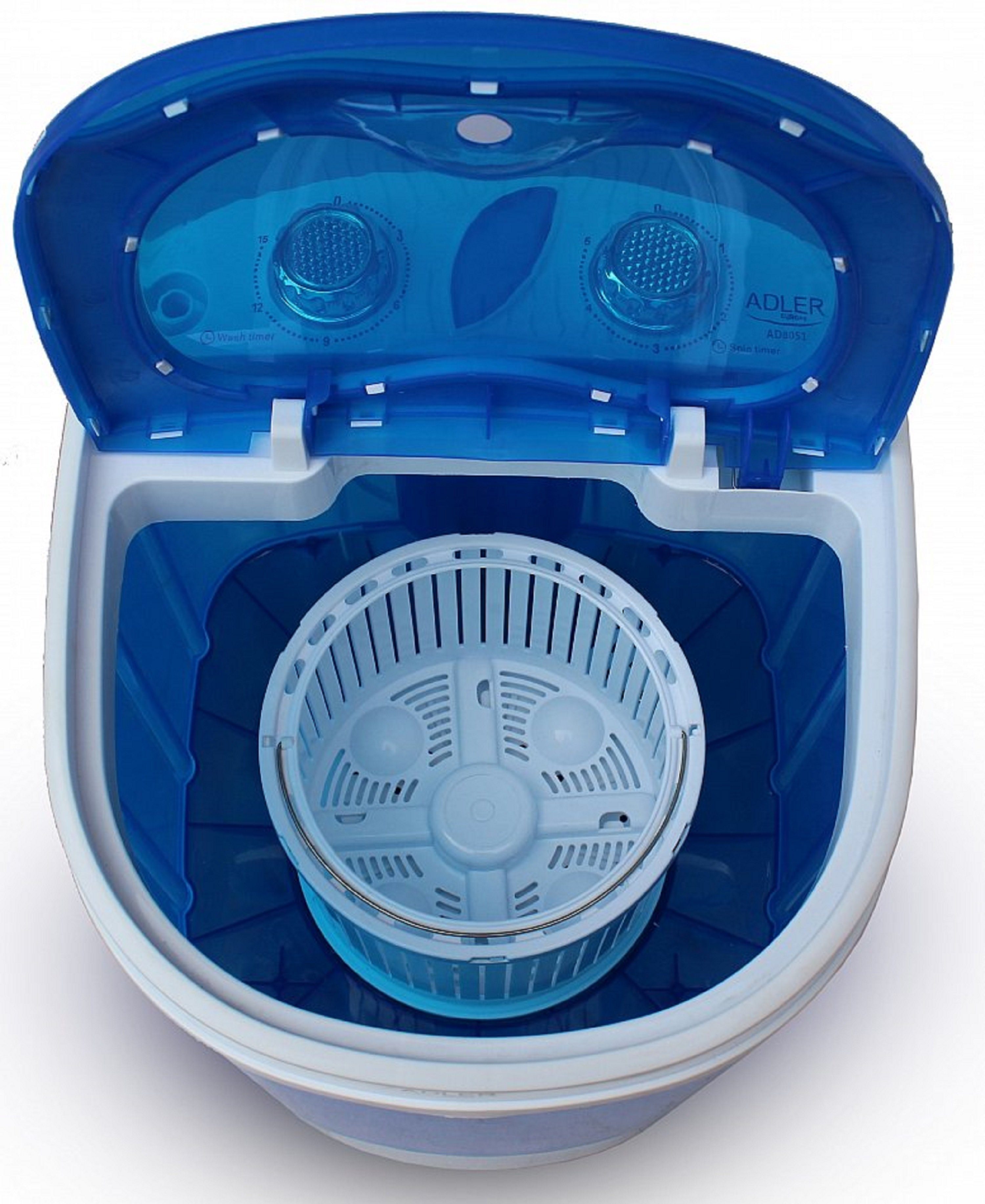 STEINBORG Wäscheschleuder SB-4001, 3 kg, Mini Waschmaschine, Camping, Toploader, 3 KG Kapazität, mit Schleuderfunktion, 150 Watt