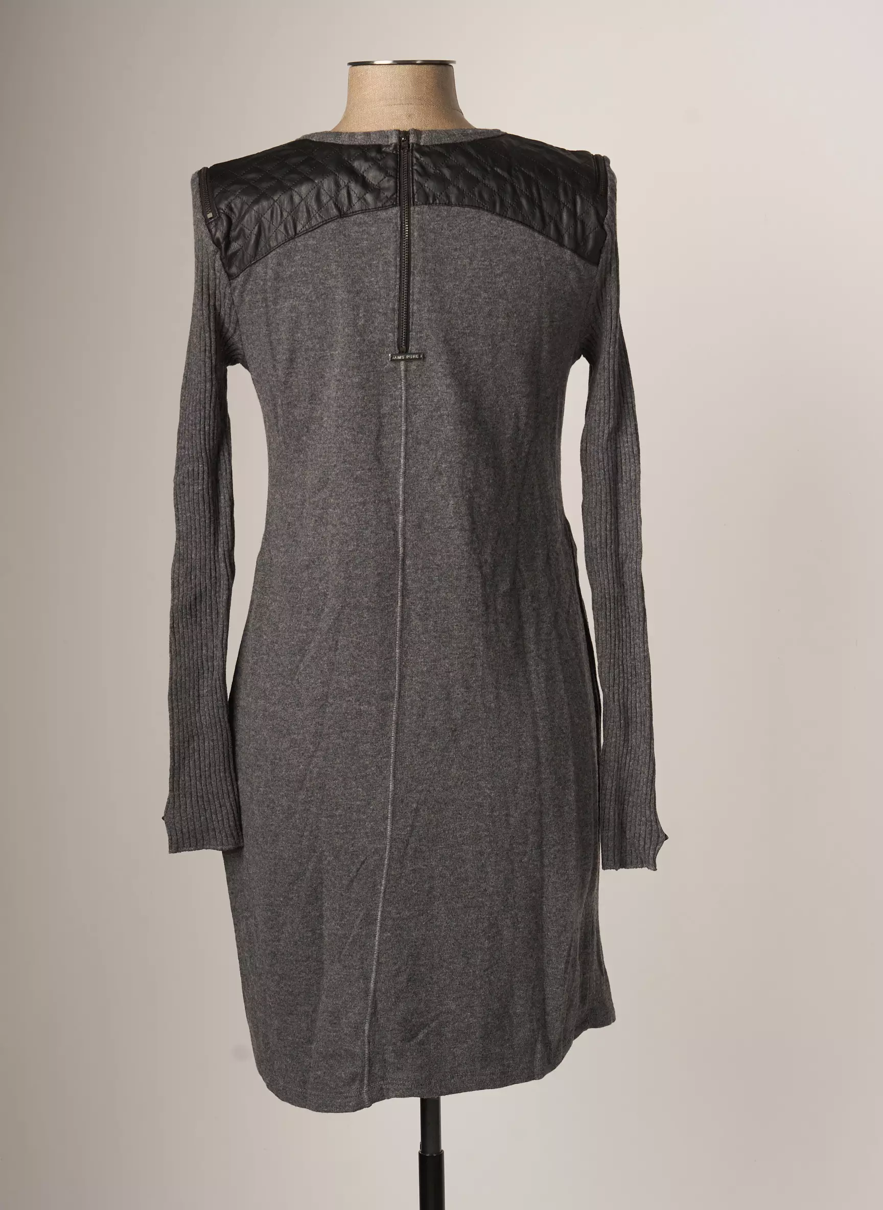 Ams Pure Robes Pulls Femme couleur gris