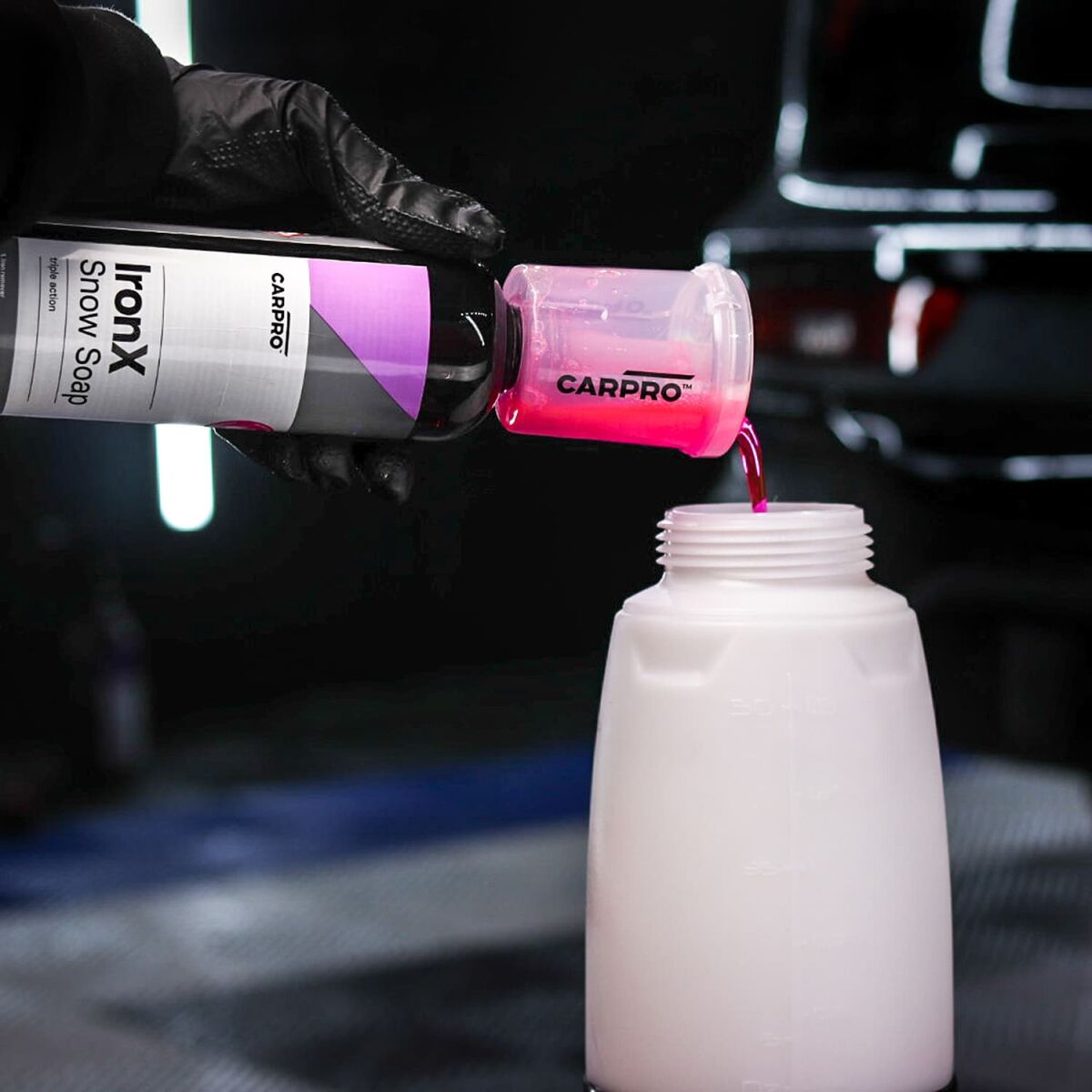 CarPro IronX Snow Soap Flugrostentferner Shampoo 4L