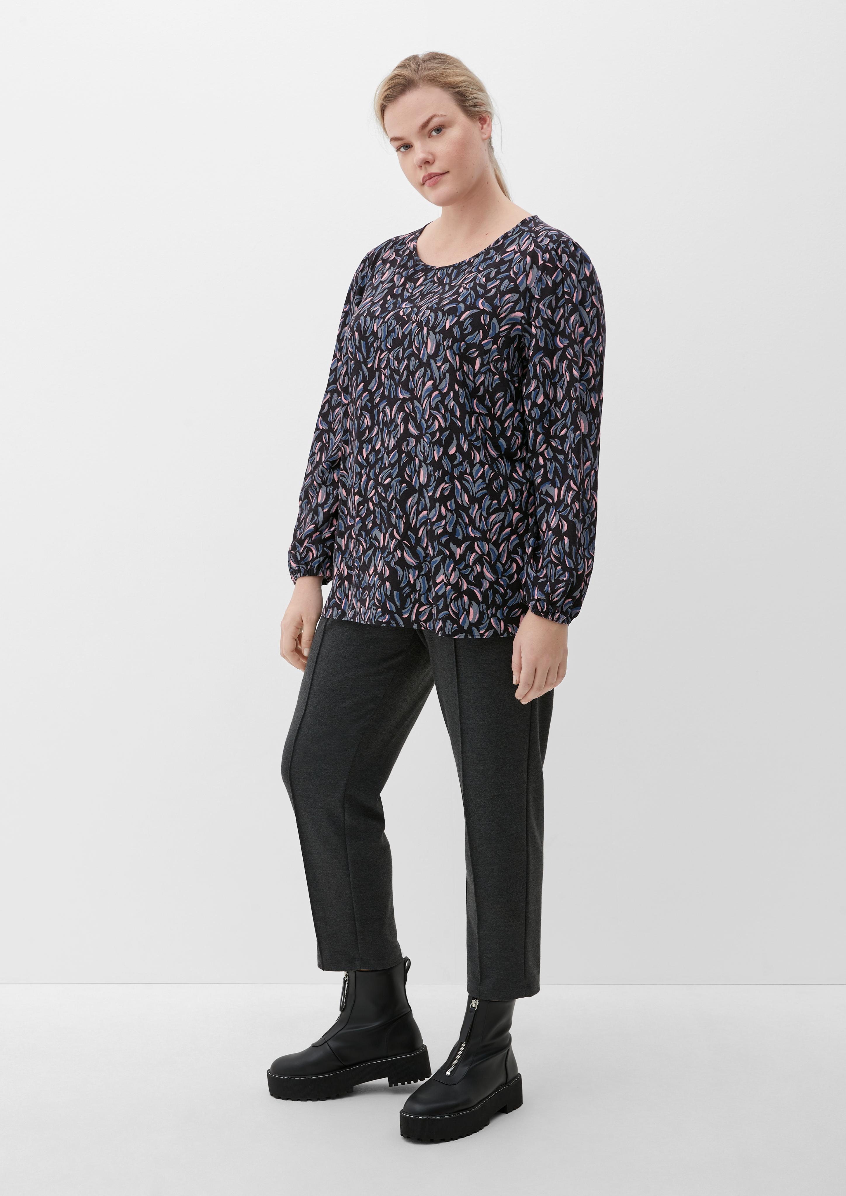 Bluse aus Viskosecrêpe  2125085-99A1