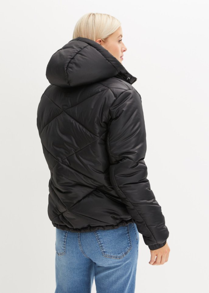 Steppjacke mit Kapuze
