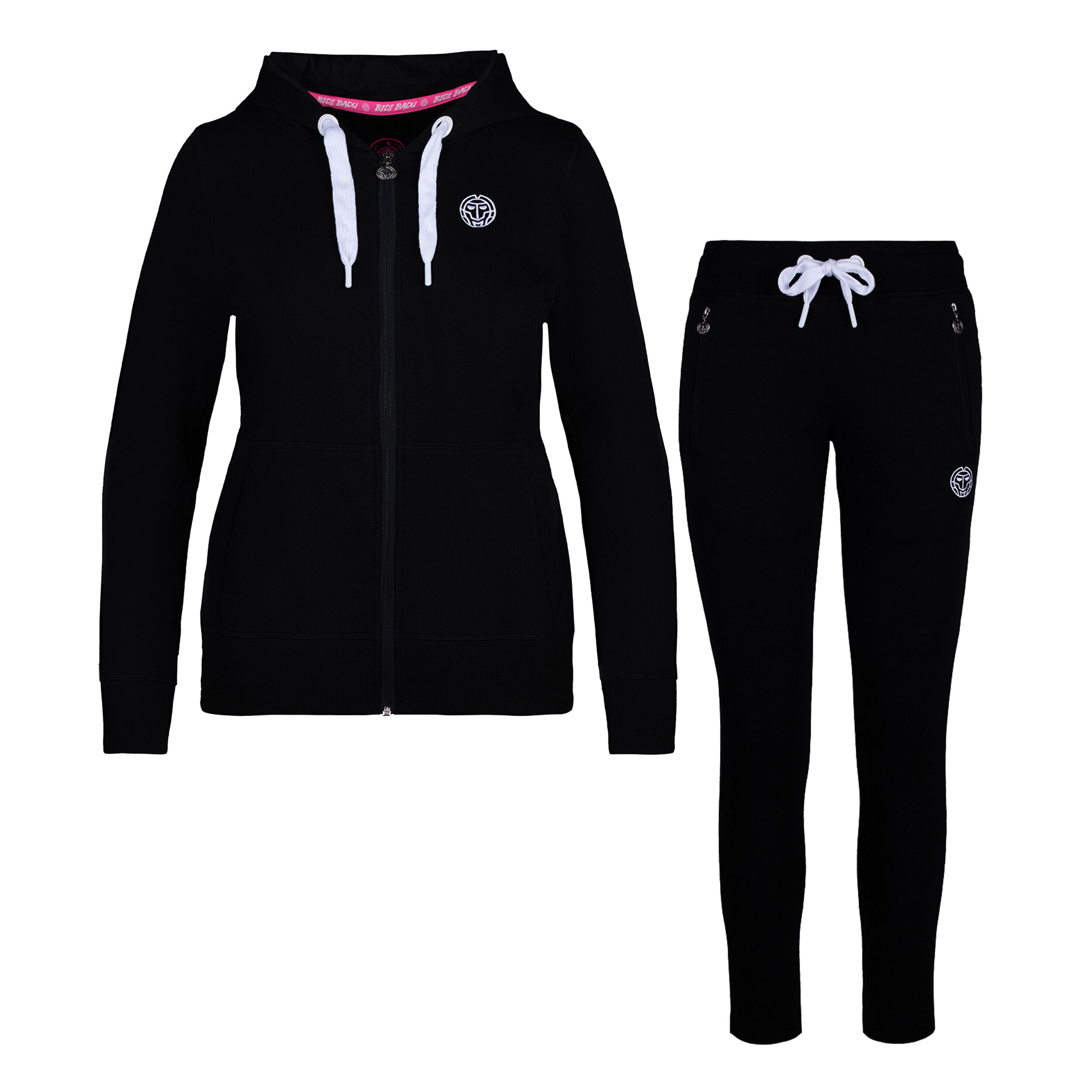 Dalila Basic Trainingsanzug Damen - Schwarz, Weiß