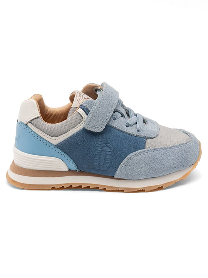 bisgaard Leder-Sneakers in Blau günstig kaufen