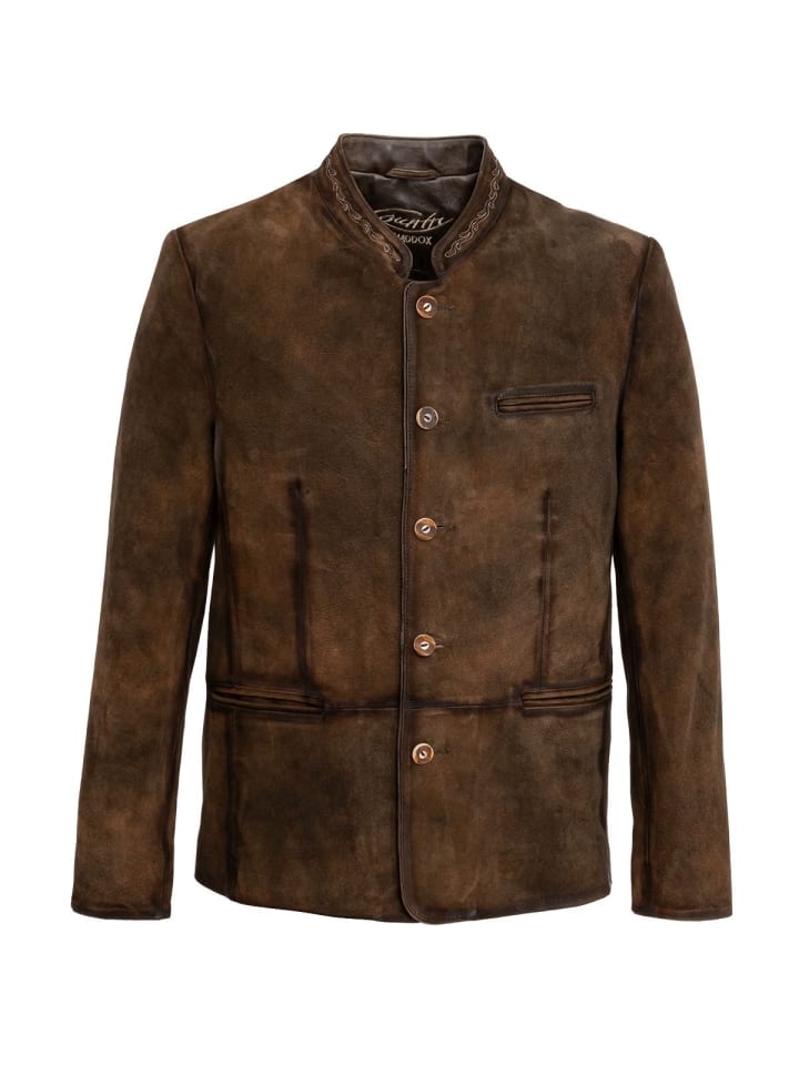 MADDOX Lederjacke KIRNBERG in braun günstig kaufen