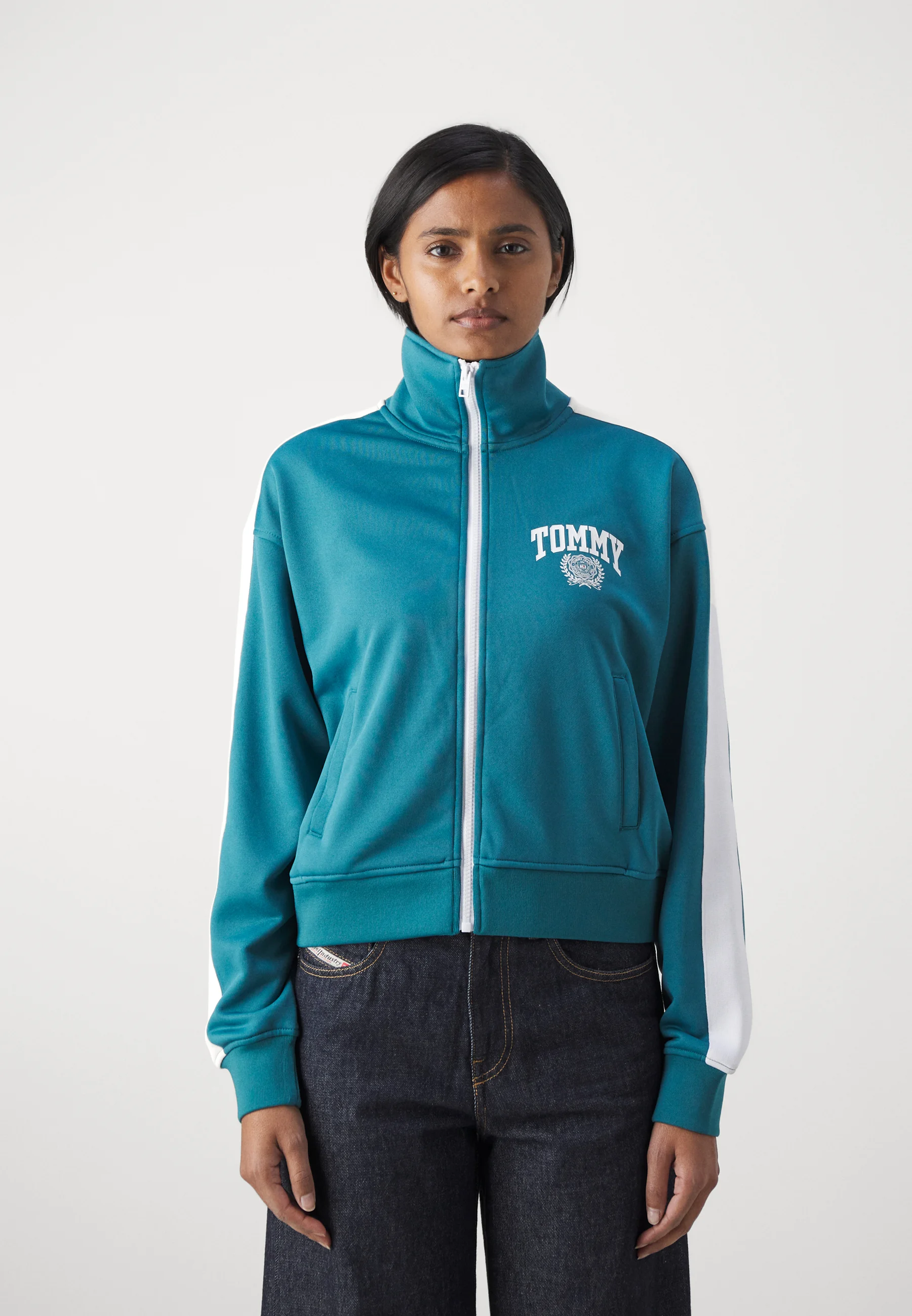 Tommy Jeans VARSITY SPORT TRACK JACKET - Sudadera con cremallera