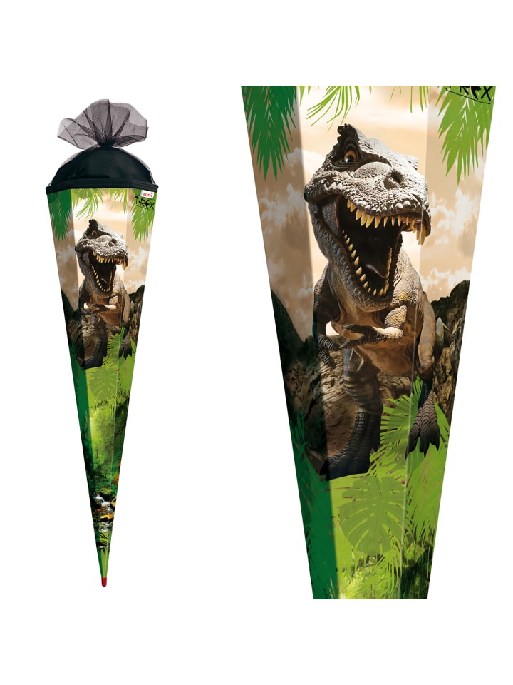 ROTH Schultüte groß Tyrannosaurus 100 cm in Grün günstig kaufen onesize