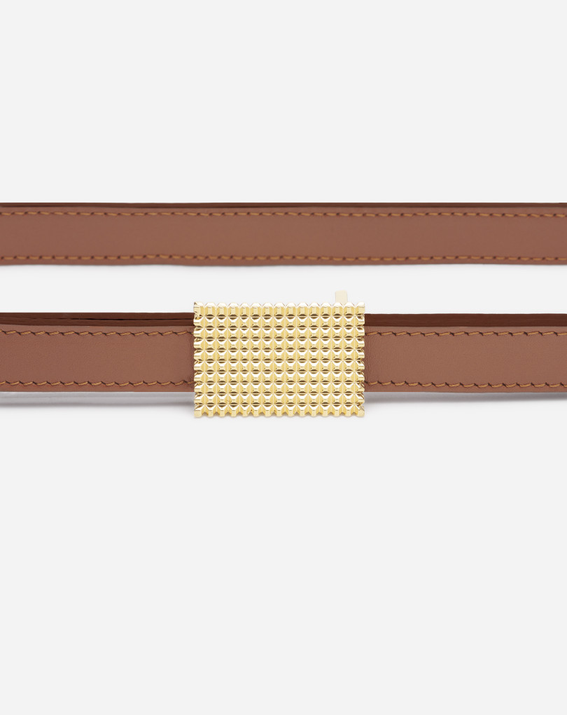 CEINTURE DOUBLE CONCERTO EN CUIR