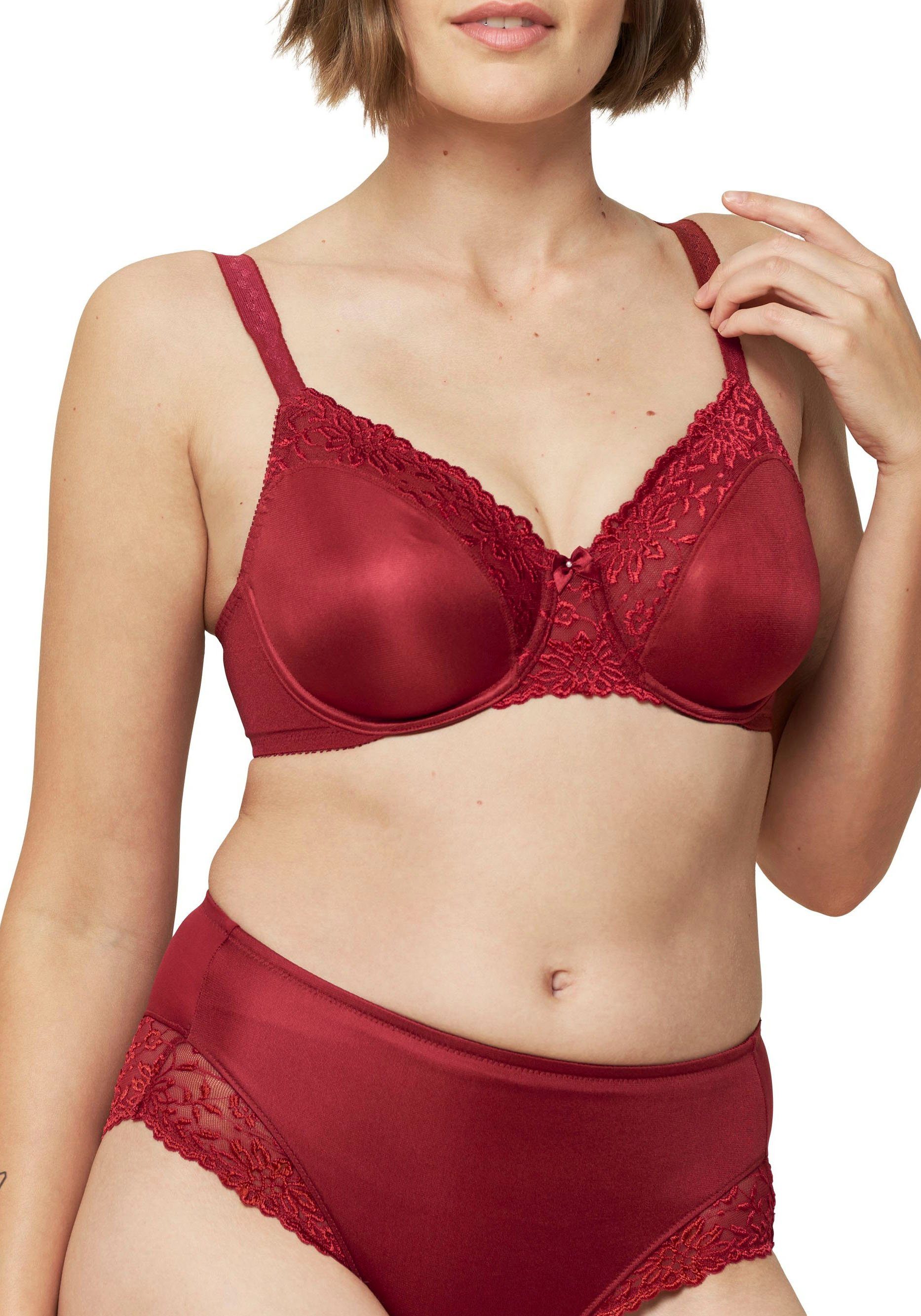 Triumph Minimizer-BH Ladyform Soft W Cup C-F, Bügel-BH mit Spitzendetails