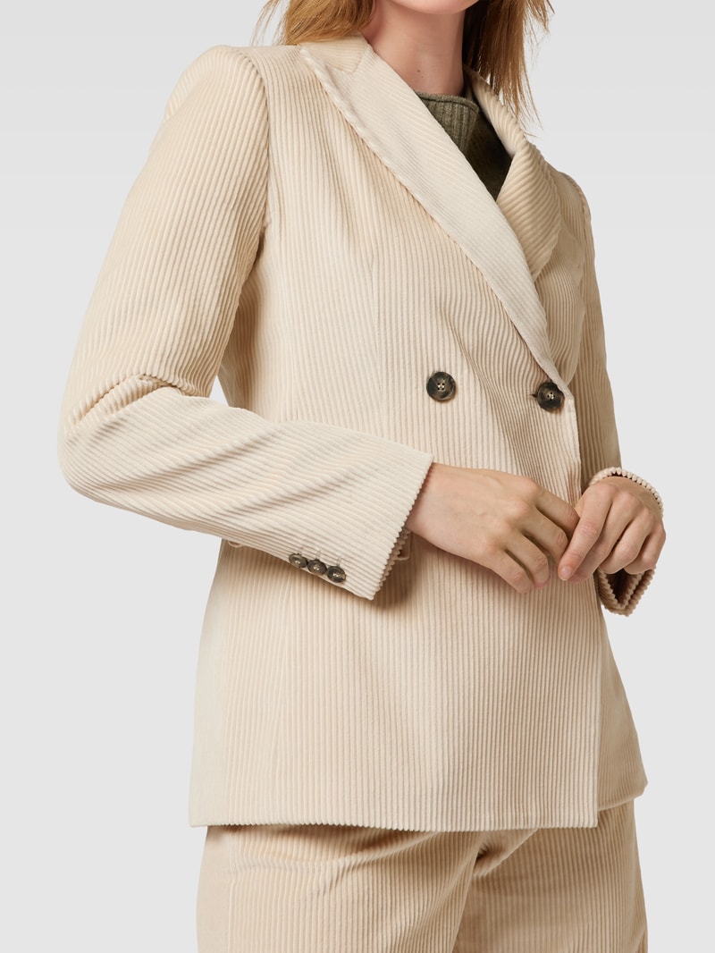 Blazer in Cord-Optik Modell 'KATANGA' in ecru