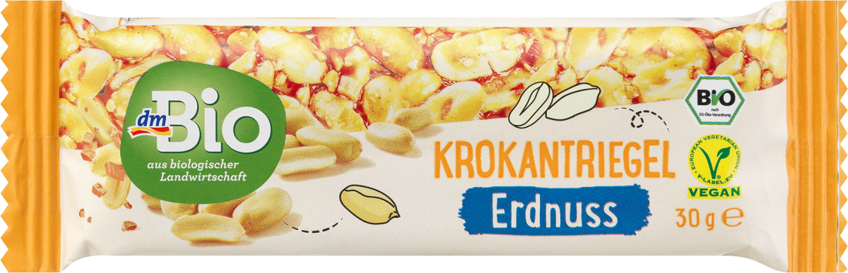 Krokantriegel, Erdnuss, 30 g