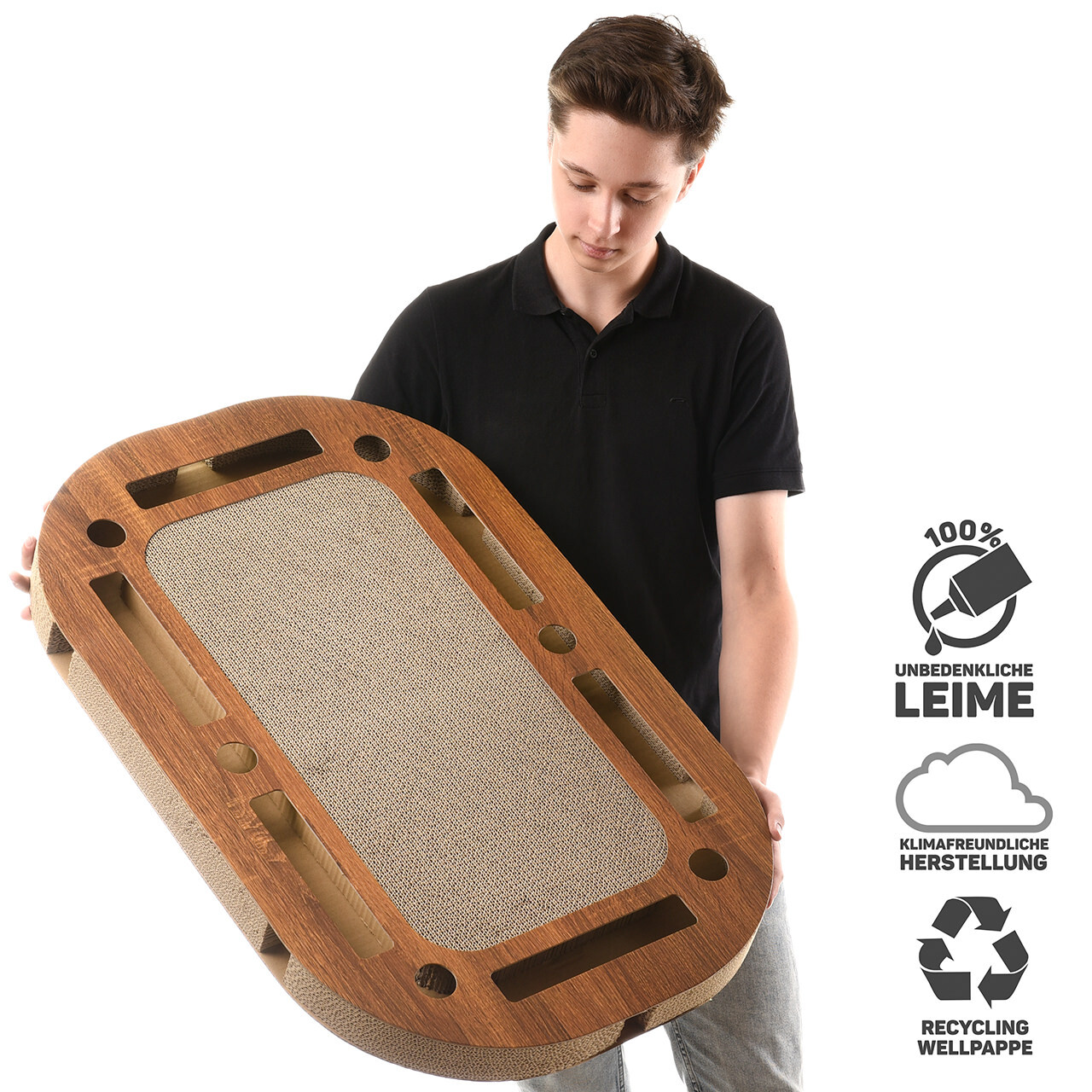 Canadian Cat Company Intelligenzspielzeug Canadian Cat Company Katzenspielplatz PlayPlate braun