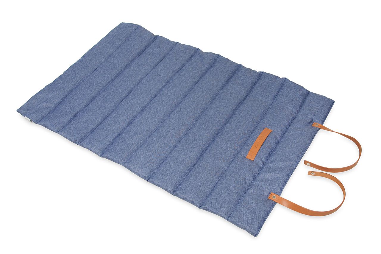 Animood Hunde-Rollmatte Luna Hundeteppich universal blau