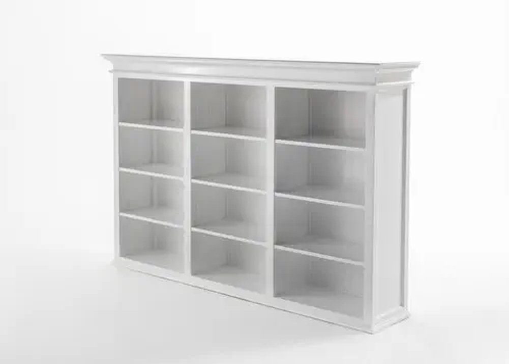 Novasolo Küchenbuffet Halifax Bücherschrank mit 6 Glastüren