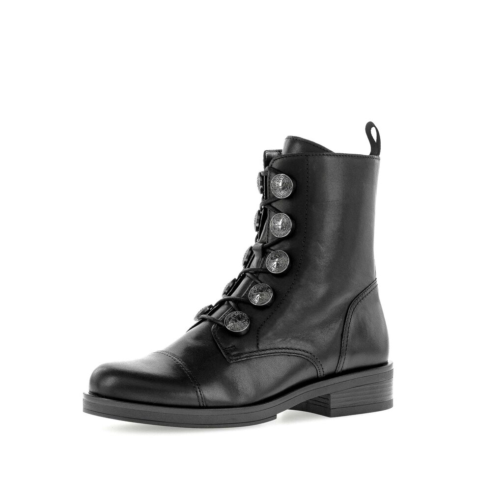 Gabor fashion Schnürstiefelette schwarz