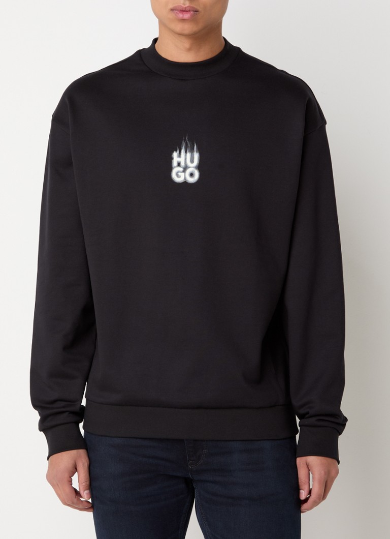 HUGO BOSS Durungu sweater with logo and back print