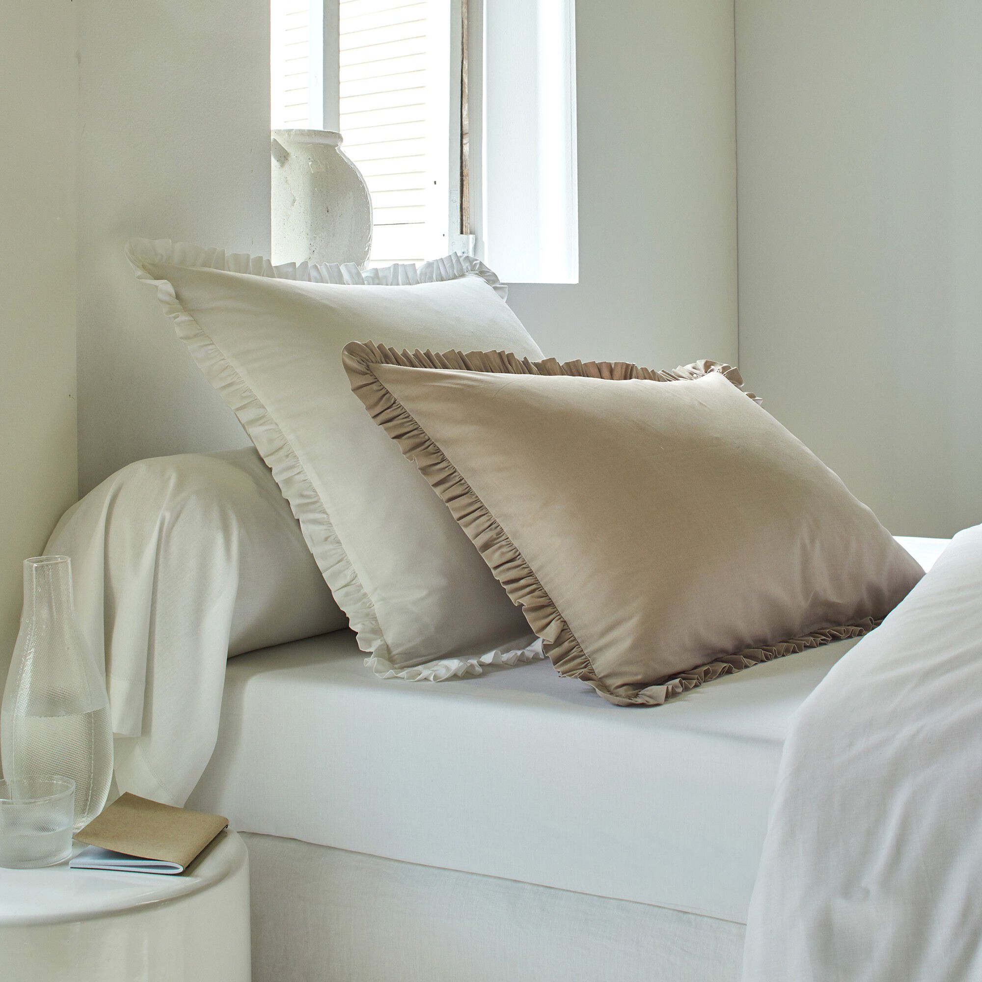 Linge de lit uni percale