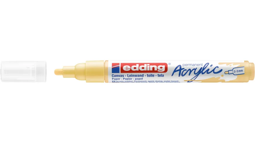 edding Acrylmarker 5100 medium pastellgelb pastellgelb