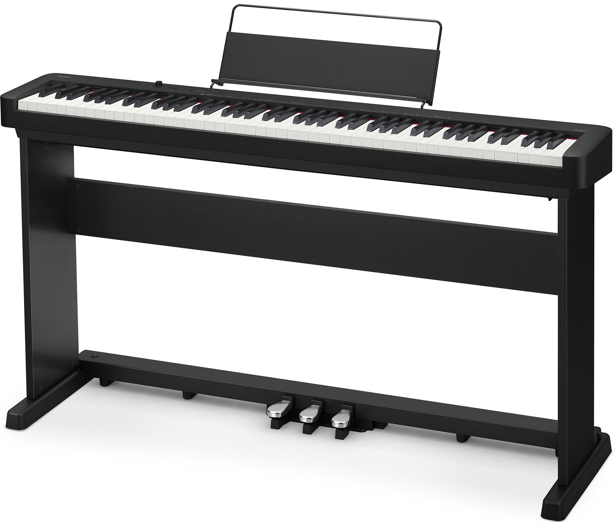CASIO Digitalpiano CDP-S160BK, (Set), mit Stativ und Pedaleinheit