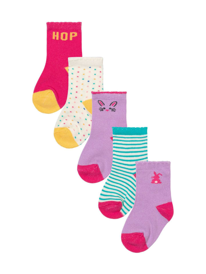 Minoti 5er-Set: Kurzsocken NBG SOCK 35 in lila günstig kaufen