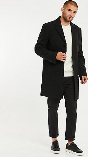 Threadbare Wollmantel