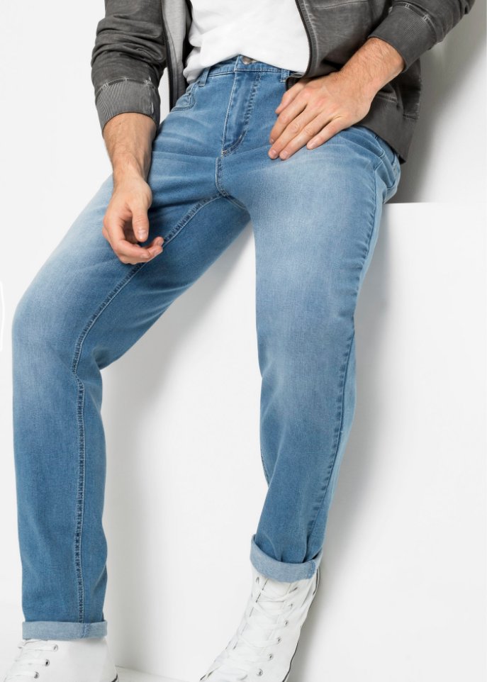 Regular Fit Stretch-Jeans, Tapered