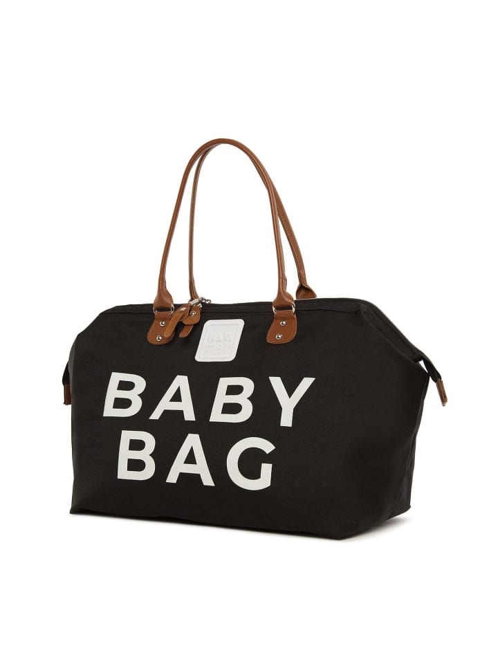 BAGmori Wickeltasche - Schultertasche in Schwarz günstig kaufen onesize