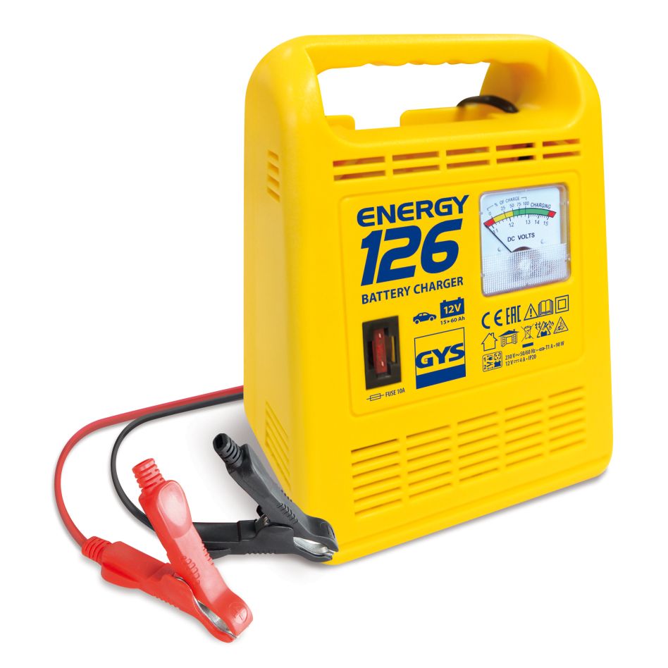 Gys 5192023222 ENERGY 126 perinteinen 12 V:n akkulaturi