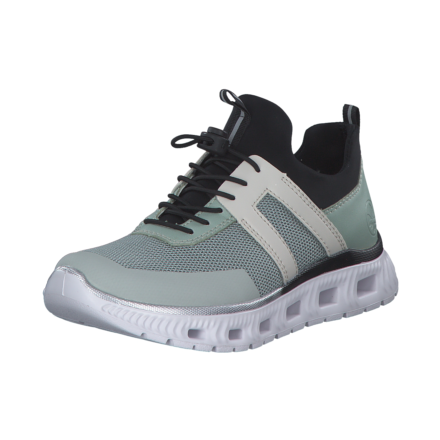 Rieker M6061, Schnürschuhe, Damen, palecyan/mint/peppermint/offwh