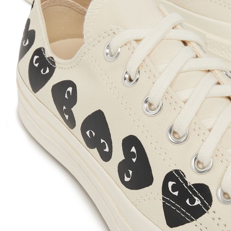 Comme des Garcons Play Multi Heart Chuck Taylor All Star '70 Low white
