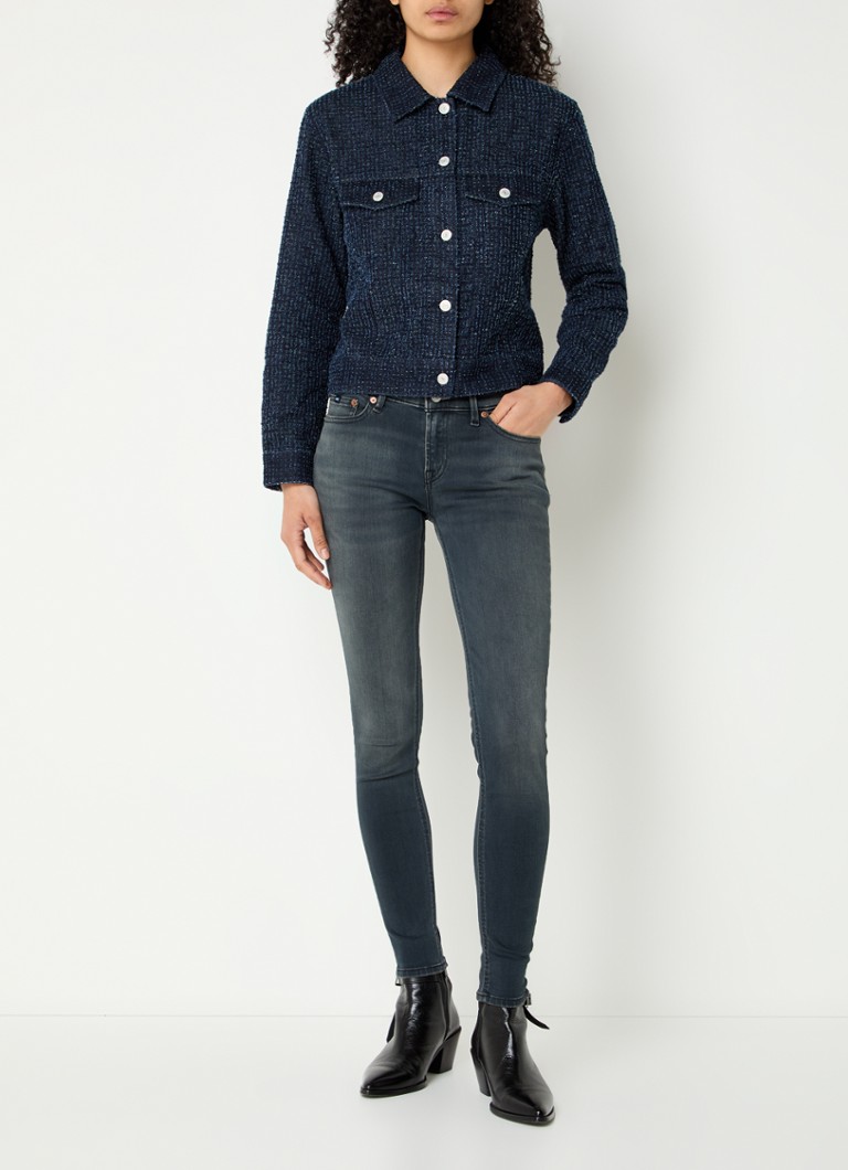 Denim Kyo Pitillo Vaqueros cu talie medie, spalare inchisa