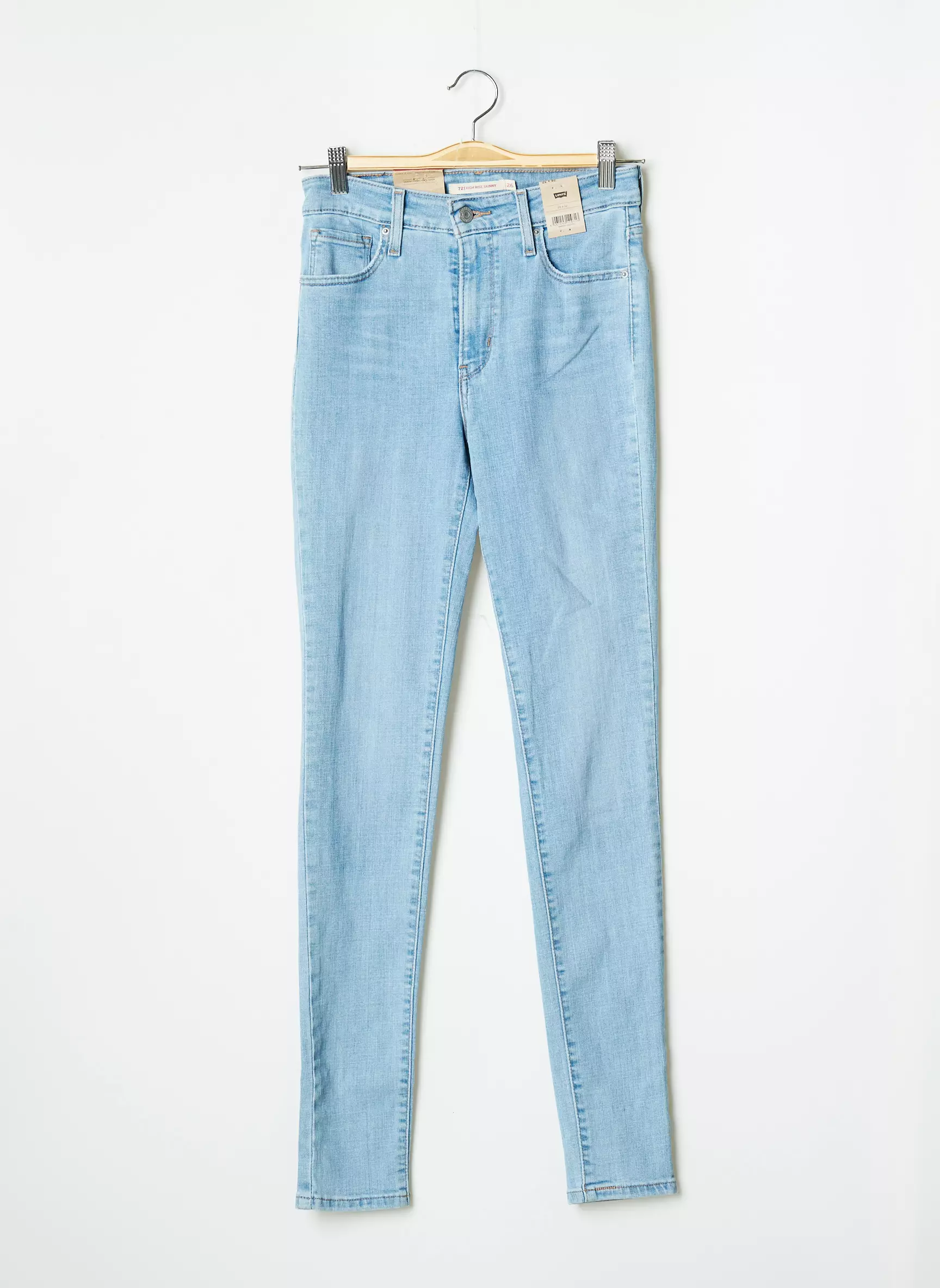 Levis Jeans Skinny Femme couleur bleu