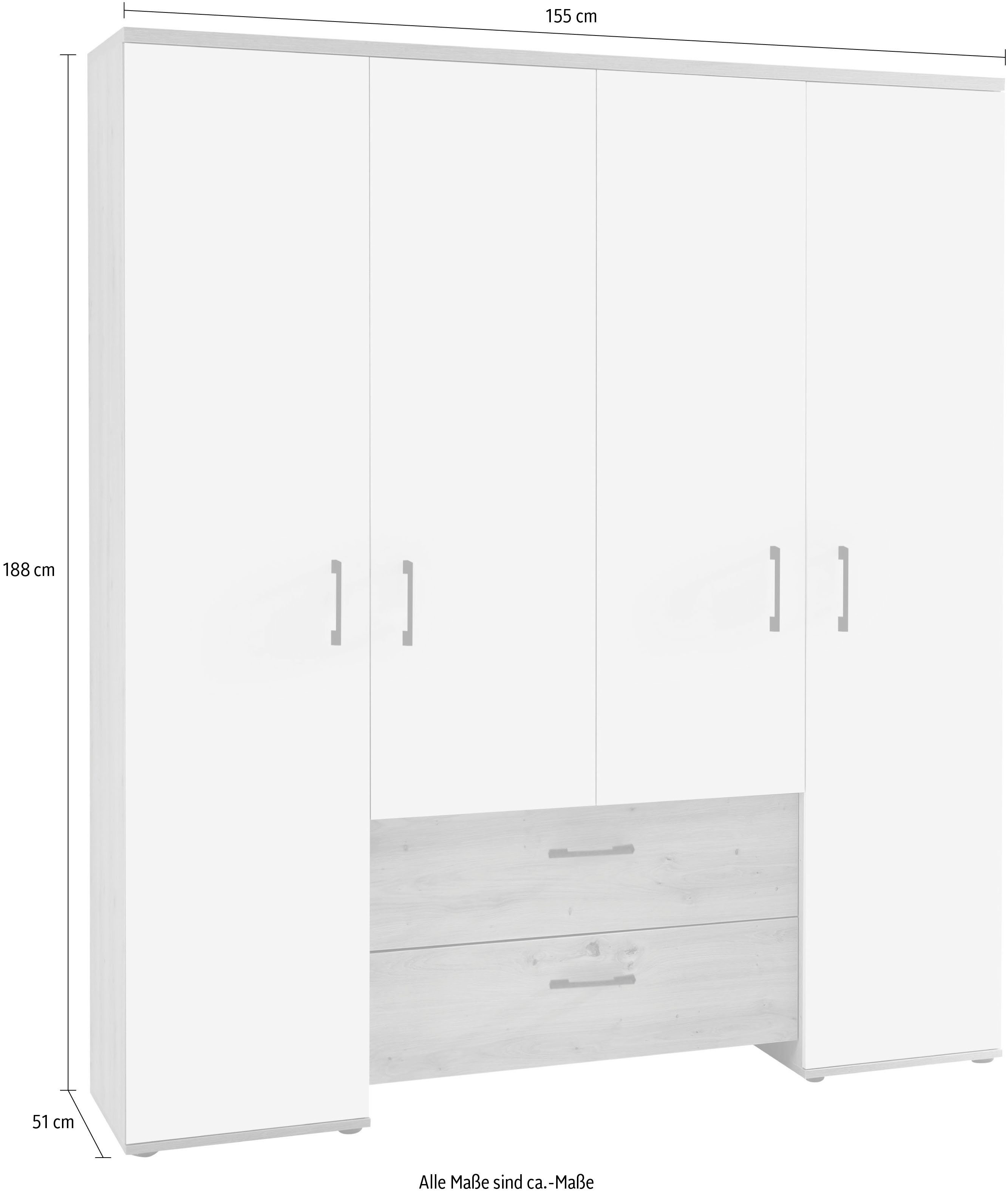 Mäusbacher Drehtürenschrank Cindy