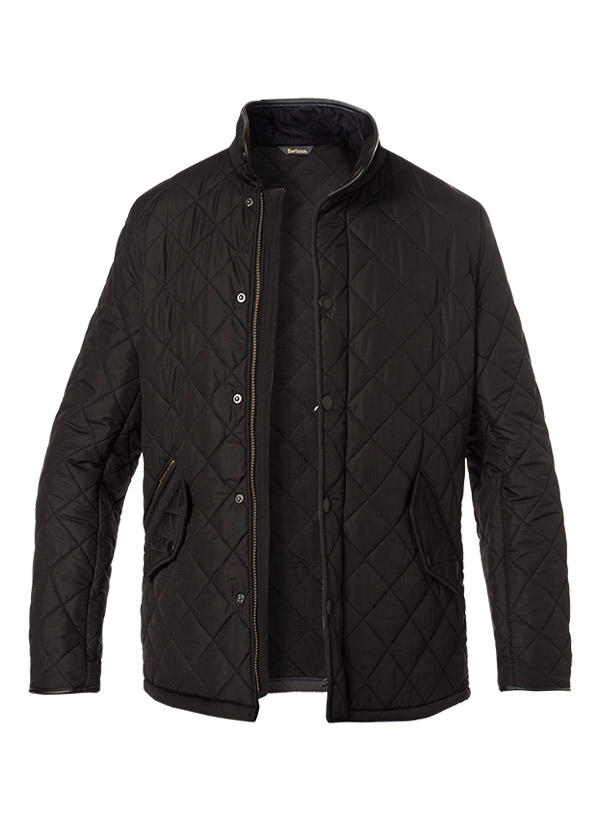 Barbour, Steppjacke Powell, Mikrofaser warmgefüttert, black