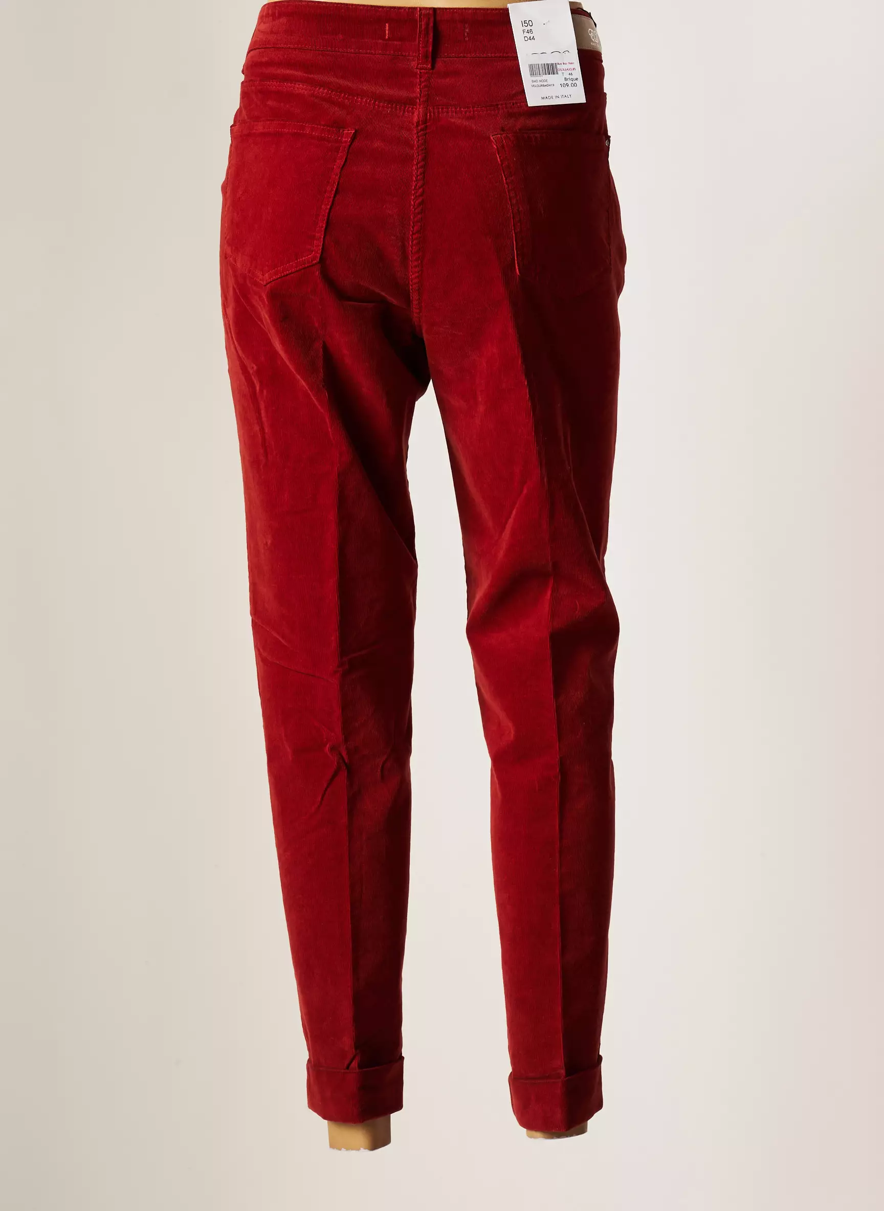 East Drive Pantalons Slim Femme couleur orange