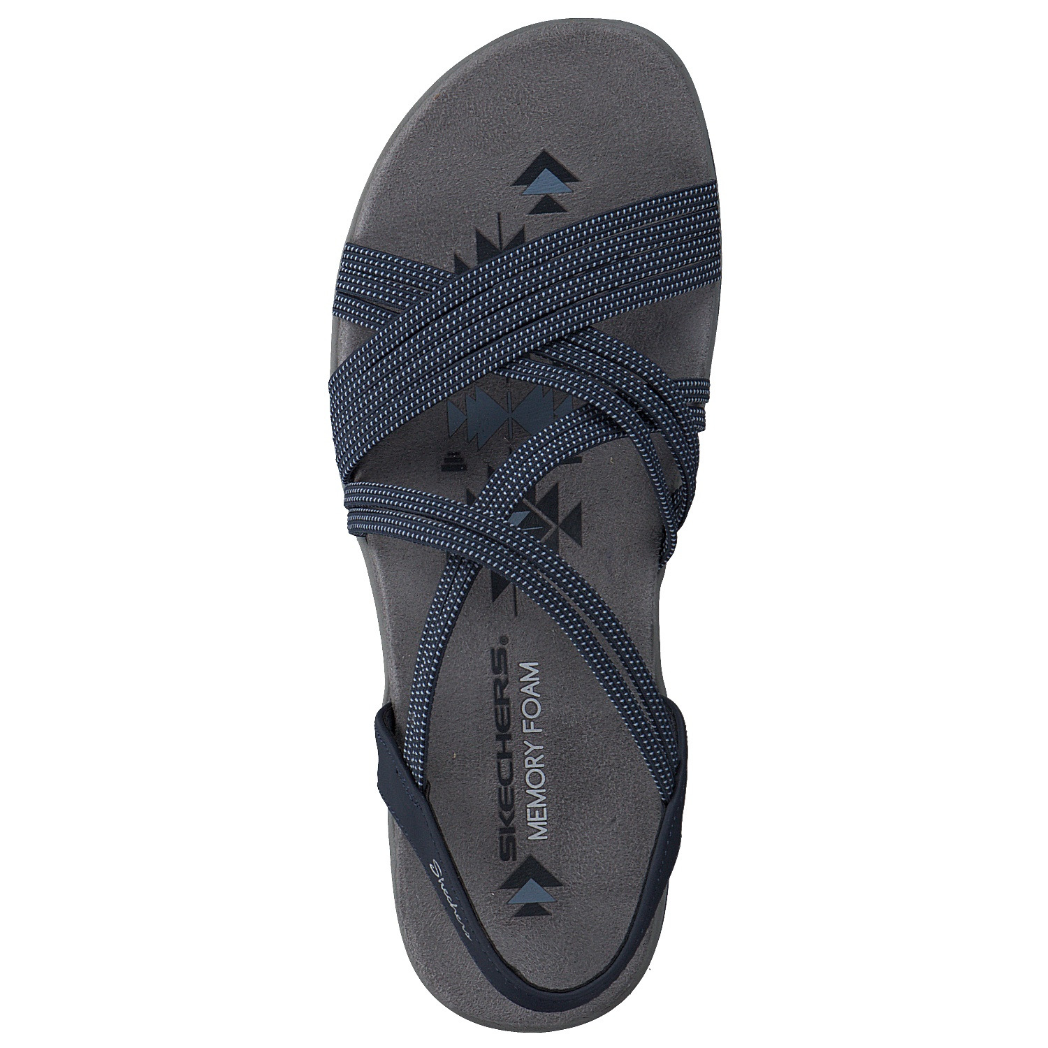 Skechers 163117, Klassische Sandalen, Damen, Blau