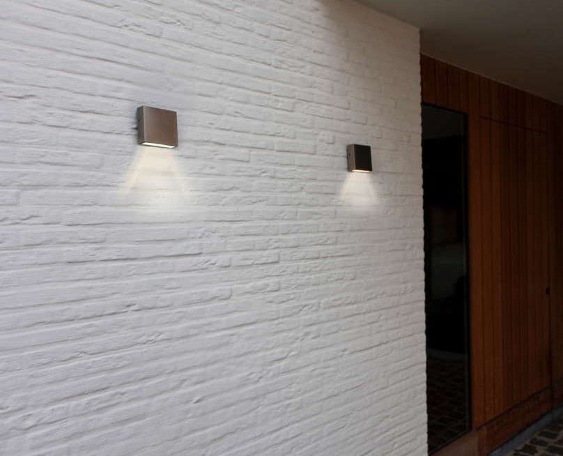 LED Außenwandleuchte Gemini XF Edelstahl