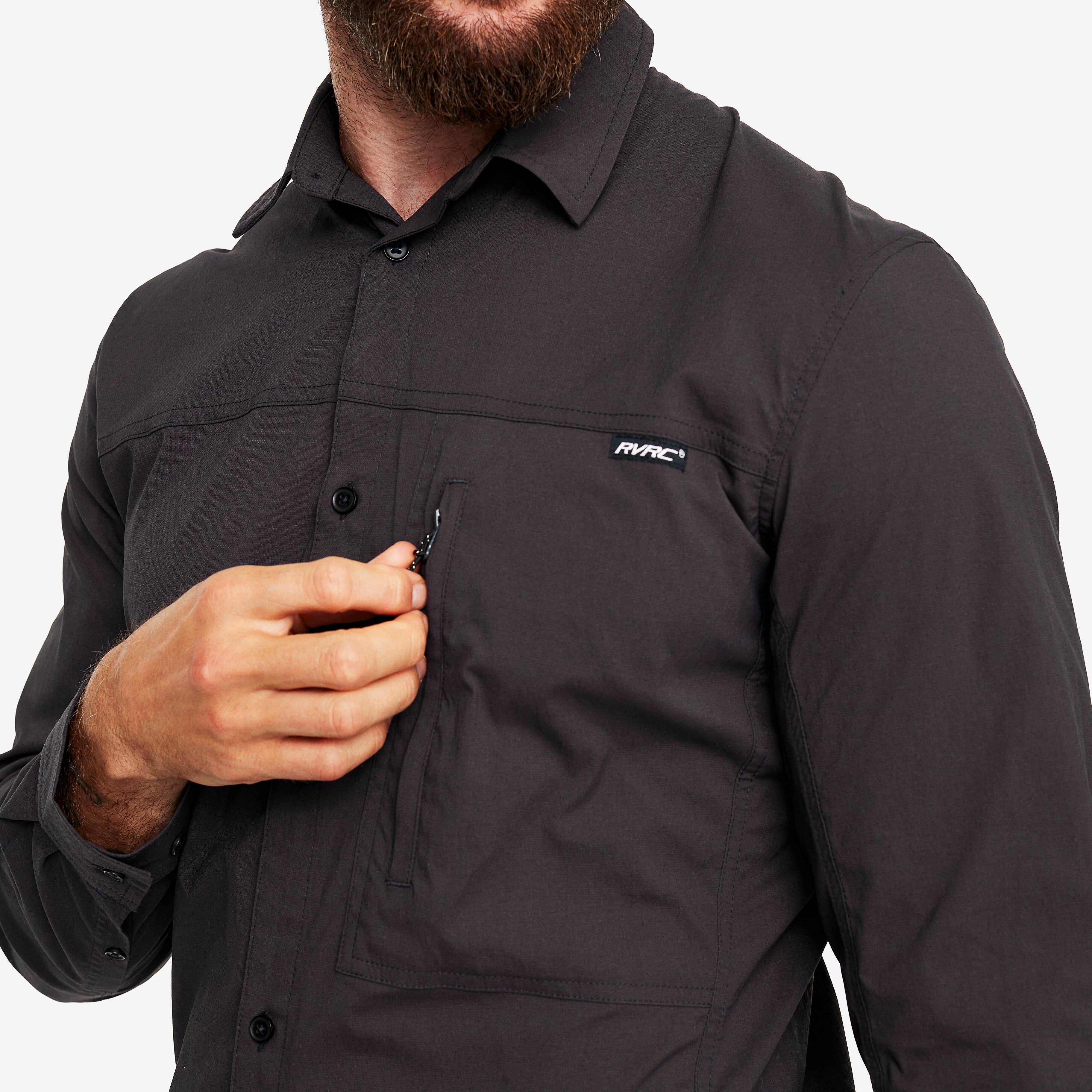 Preparation Stretch Shirt Homme Obsidian